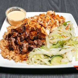 Steak and Chicken Entrée